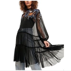 Free People Sheer Delight Maxi Top